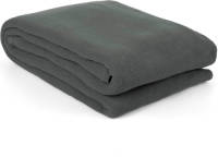 Yellow Katoen Bedsprei Plaid Ica - Beluga Grey 180x260cm