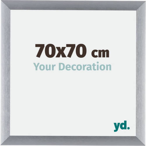 Your Decoration Tucson Aluminium Fotolijst 70x70cm Zilver Geborsteld