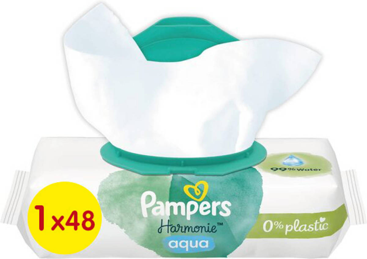 Pampers - Harmonie Aqua - Billendoekjes - 48 Doekjes - 1 X 48