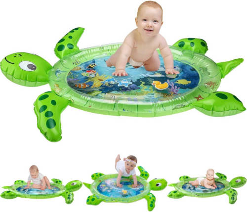 RX Goods Rx Goods Baby Opblaasbare Waterspeelmat Schildpad Speelgoed - Spelen Met Water - Speelkleed & Aquamat