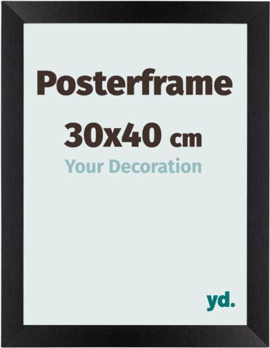 Your Decoration Posterlijst 30x40cm Zwart Mat Mdf