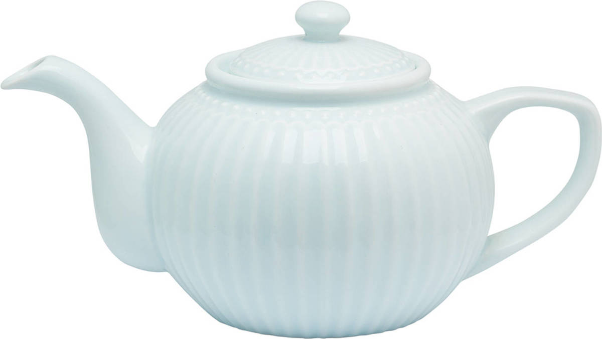 GreenGate Theepot Alice Lichtblauw 1 Liter - Ø 17.5 Cm