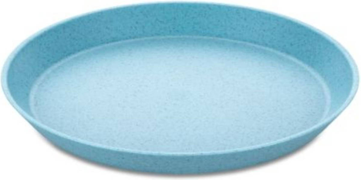 Koziol - Rond Bord, 20.5 Cm, Organic, Frostie Blauw - Koziol Connect Plate