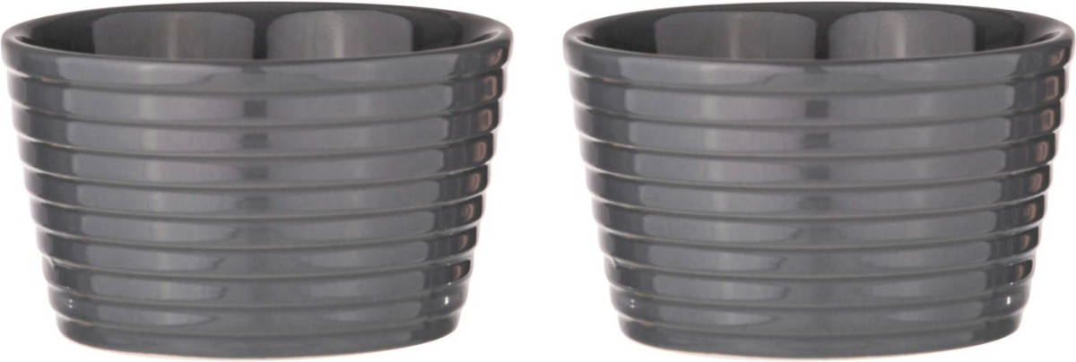 Ladelle - Ovenschalen, Set Van 2, Ø10 Cm, Grijs - Ladelle Homestead