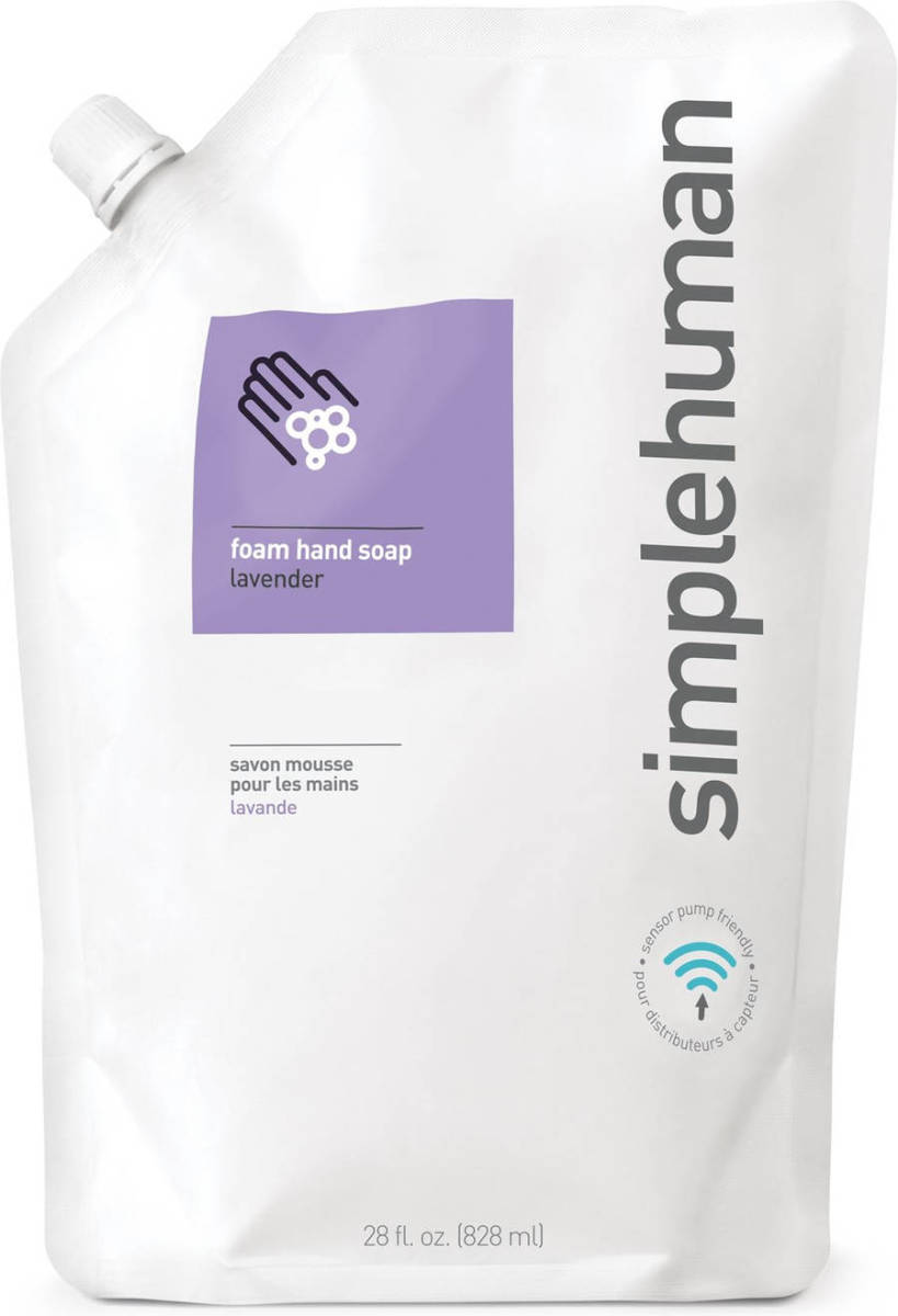 Simplehuman Schuimzeepdispenser Navulling 828 Ml Lavendel