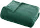 Atmosphera Fleece Deken/fleeceplaid Groen 130 X 180 Cm Polyester - Plaids