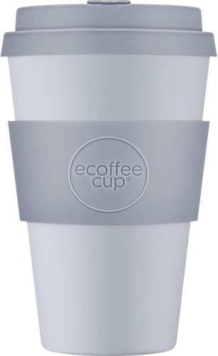 Ecoffee Cup Glittertind Pla - Koffiebeker To Go 400 Ml - Lila Siliconen