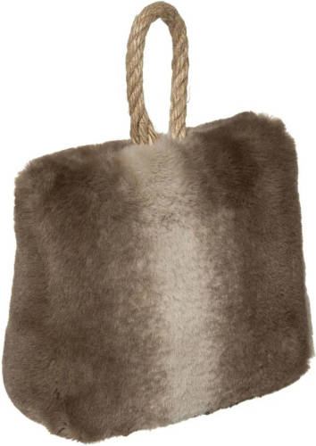 Atmosphera Deurstopper Nep Bont 17 Cm Bruin - Deurstoppers