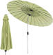 Parasol Shanghai Ø 270 Cm Groen In Aluminium En Polyester ML-Design