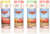 4x Disney Cars Bellenblaas Flesjes Met Bal Spelletje In Dop 60 Ml Voor Kinderen - Bellenblaas