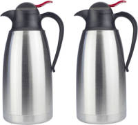 Benson 2x Stuks Rvs Thermoskan / Koffiekan 1.1 Liter - Thermoskannen