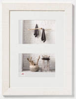 Walther Design - Home - Houten Fotolijst Tweeluik - Fotomaat 15x10cm - Polar Wit
