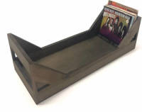 VDD Opbergen Lp Vinyl Platen Houten Opbergkrat 7 Inch Singles - 75 Tot100 Stuks - Bruin
