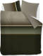 Beddinghouse Dekbedovertrek Kian Olive Green-2-persoons (200 X 200/220 Cm)