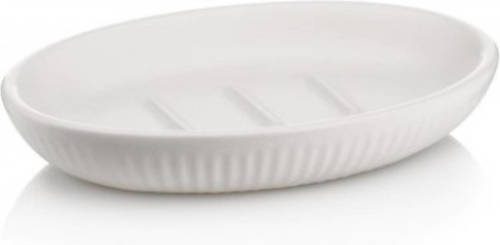 Kela - Zeephouder, 13.5 X 9.5 Cm, Keramiek, Gebroken Wit - Kela Adele