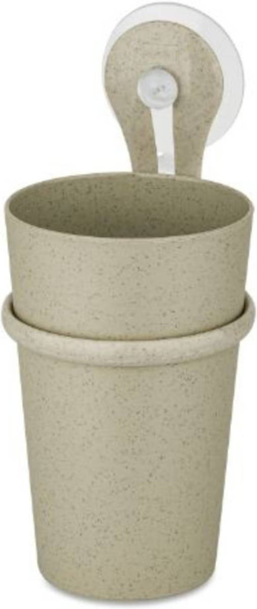 Koziol - Tandenborstelhouder, Organic, Beige - Koziol Loop