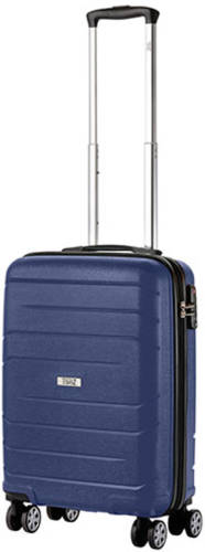 TravelZ Big Bars Handbagagekoffer 55cm Handbagage Tsa Blauw