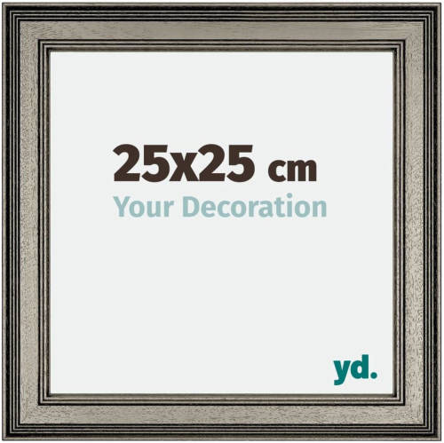 Your Decoration Liverpool Houten Fotolijst 25x25cm Zilver