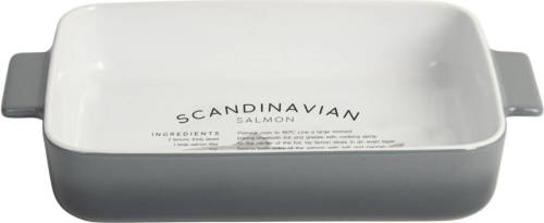Gusta Ovenschaal Scandinavian 32x19,9x5,4cm Grijs
