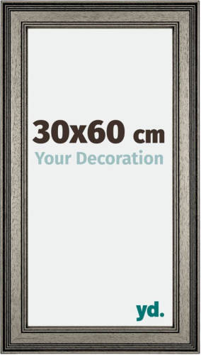 Your Decoration Liverpool Houten Fotolijst 30x60cm Zilver