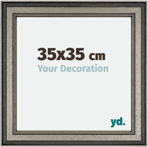 Your Decoration Liverpool Houten Fotolijst 35x35cm Zilver