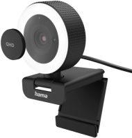 Hama Webcam mit Ringlicht "C-800 Pro", mit Fernbedienung Webcam QHD