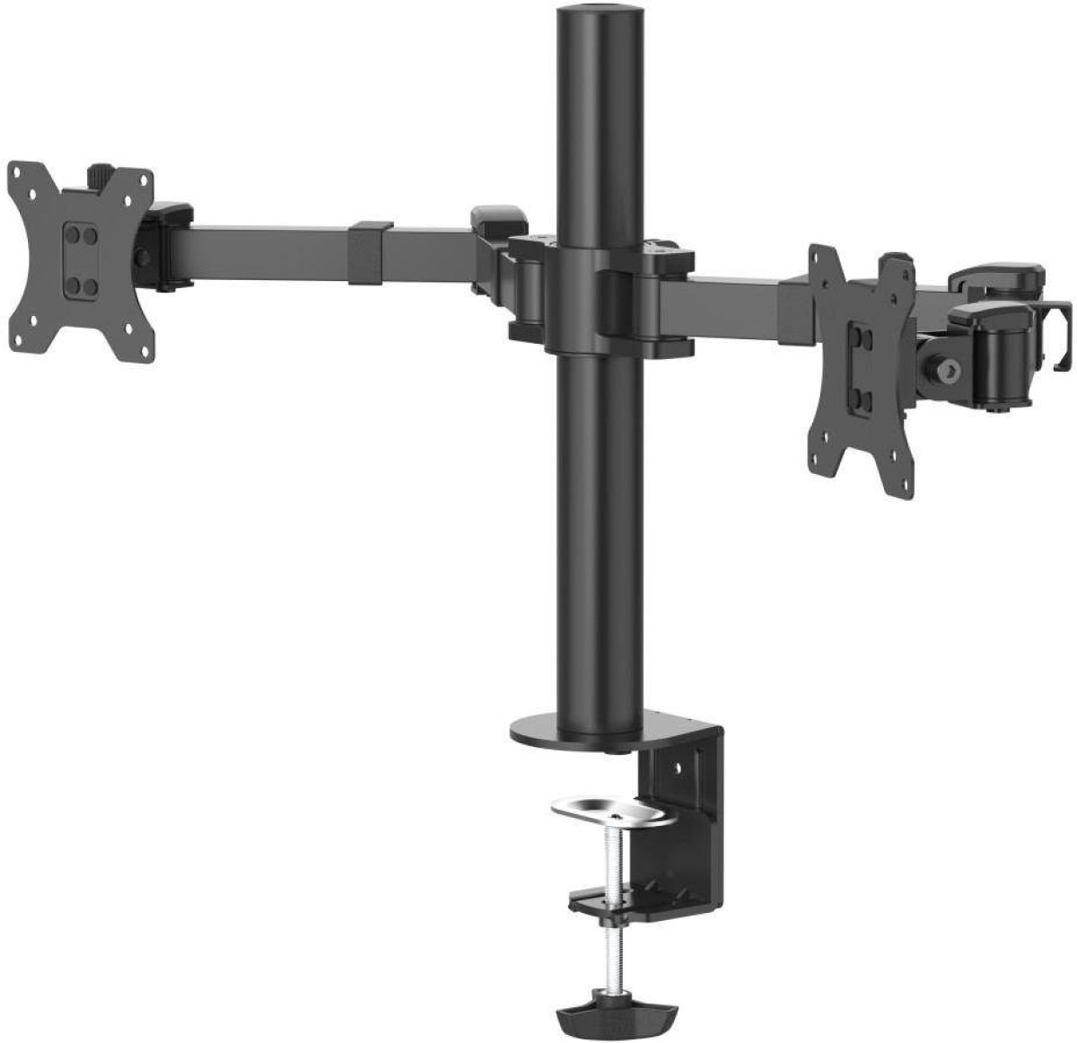 Hama Monitorhouder Bildschirmhalterung, 2 Monitore, Doppelarm Schwarz
