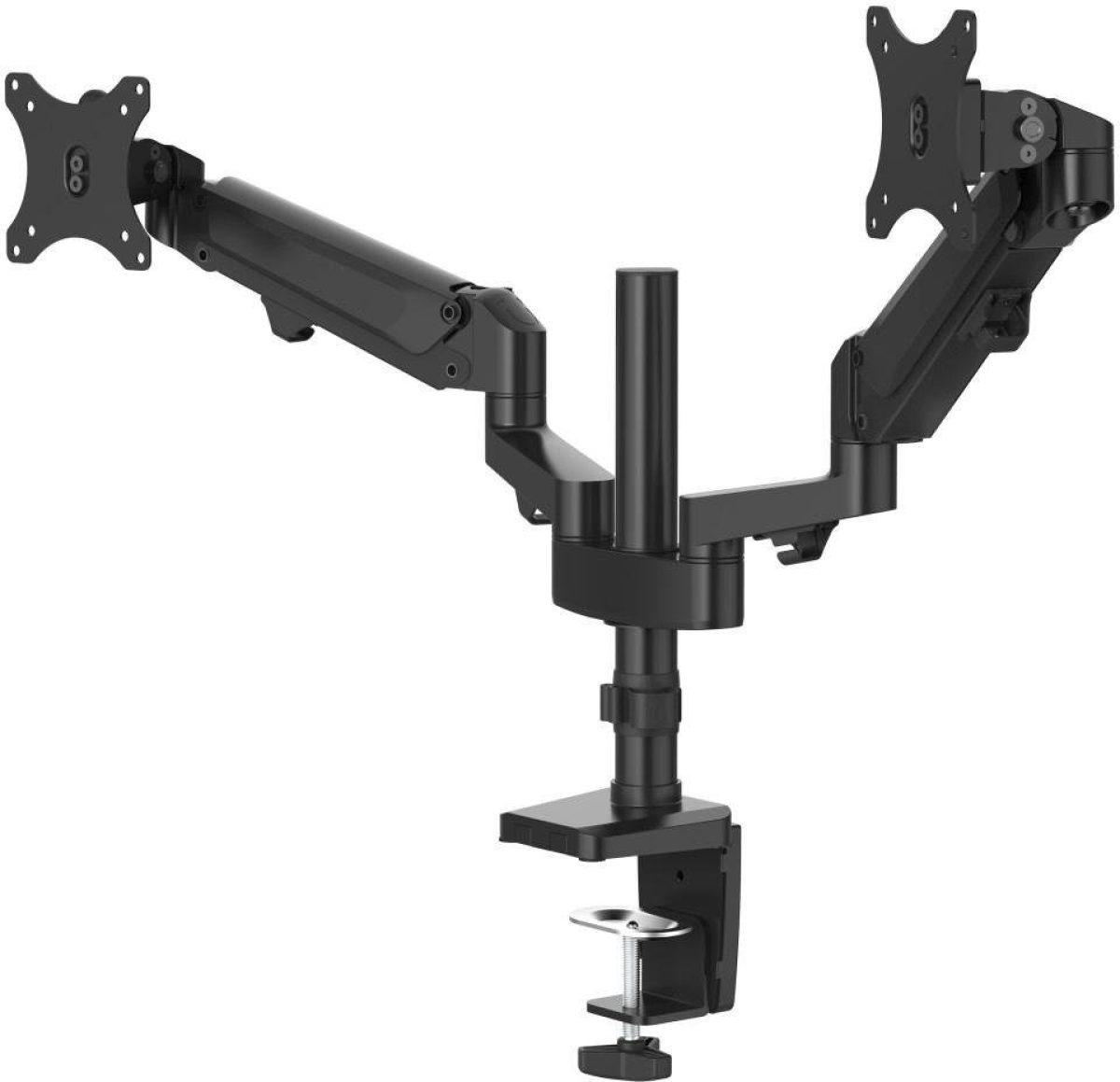 Hama Monitorhouder Bildschirm Halterung, 33-81 cm(13"-32"), 2 Monitore, Schwarz