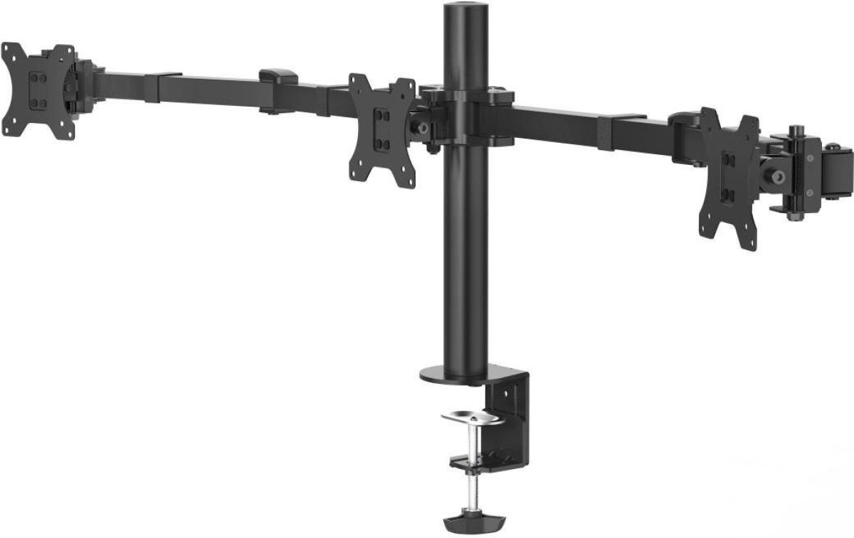 Hama Monitorhouder Bildschirm Halterung, 33-69cm(13"-27") 3 Monitore