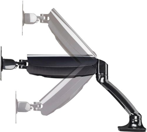 Hama Monitorhouder Monitorarm FULLMOTION, 66 cm (26"), Gasfeder, Schwarz