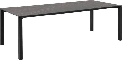 Goossens Excellent Eettafel Cipressen, Rechthoekig 240 x 100 cm met rechte hoeken