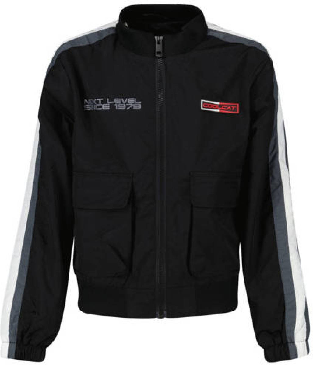CoolCat Junior tracktop Halley CB zwart