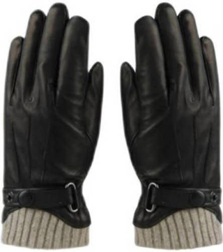 HATLAND leren handschoenen Tygo zwart
