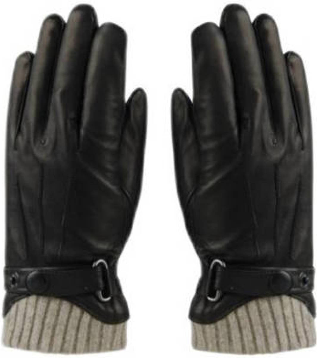 HATLAND leren handschoenen Tygo zwart