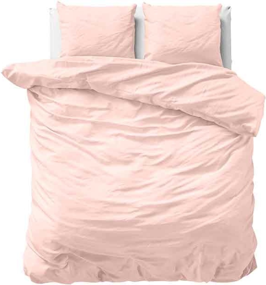 Primaviera Deluxe Uni Satijn - Pink Dekbedovertrek 2-persoons (200 x 200/220 cm + 2 kussenslopen) Dekbedovertrek