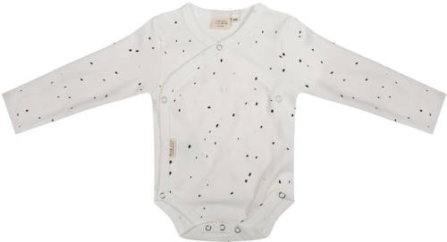 Little Indians romper lange mouwen Dots - Cloud Dancer