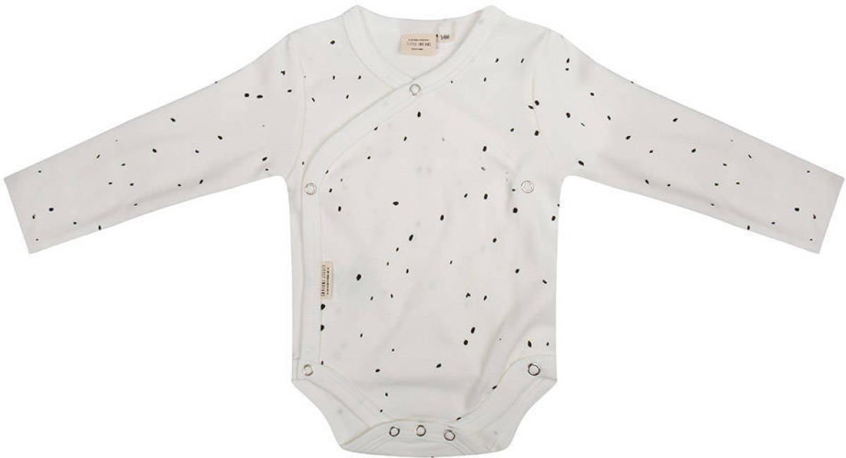 Little Indians romper lange mouwen Dots - Cloud Dancer