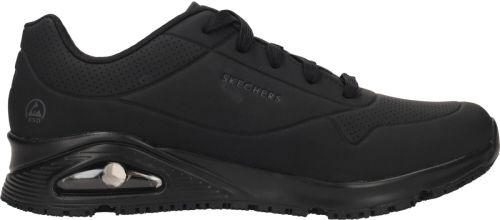 Skechers Work Relaxed Fit Uno Slipresistant Sutal Sneaker Heren Zwart