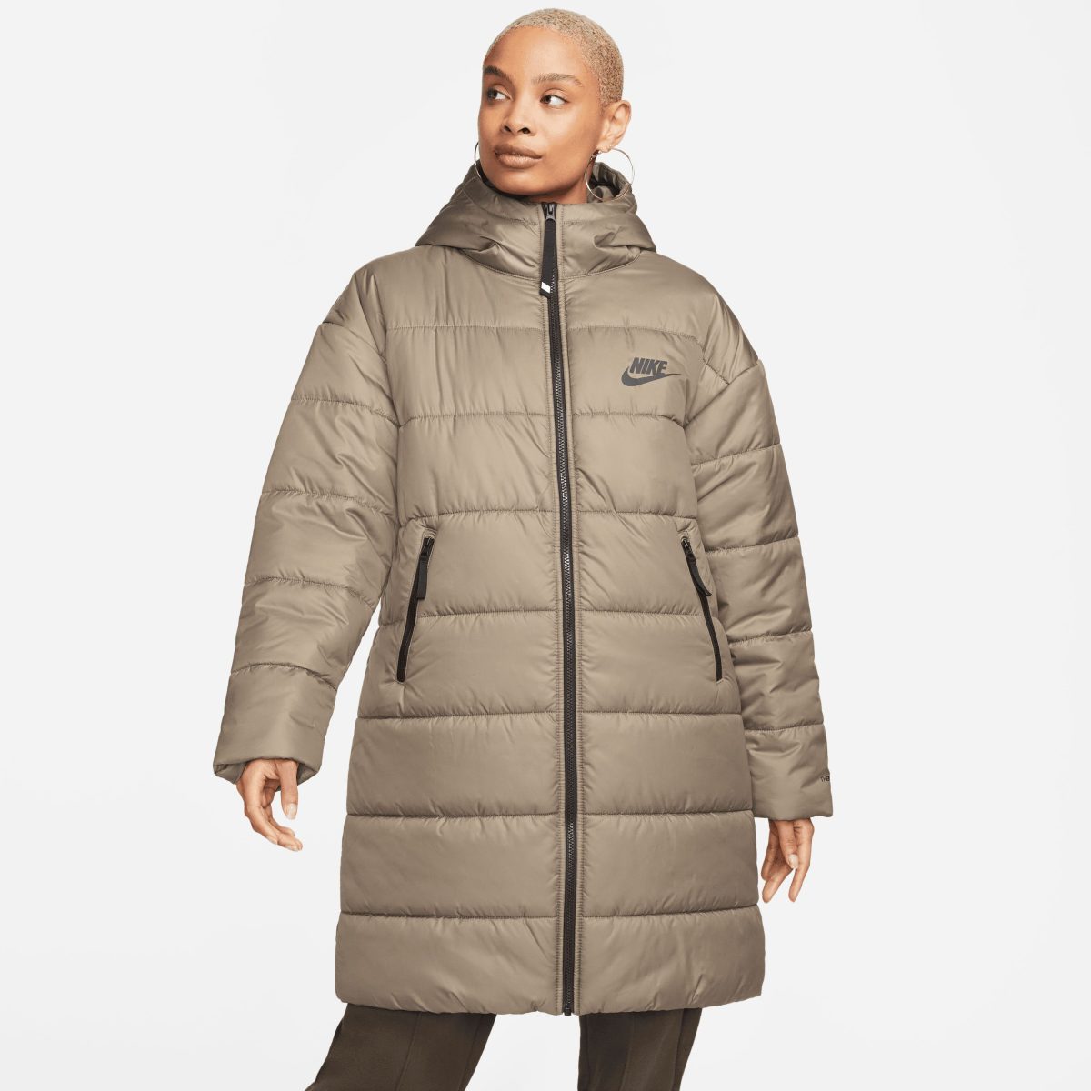 Nike Sportswear Doorgestikte jas Therma-FIT Repel Women's Hooded Parka