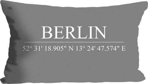 queence Sierkussen Berlin met belettering (1 stuk)