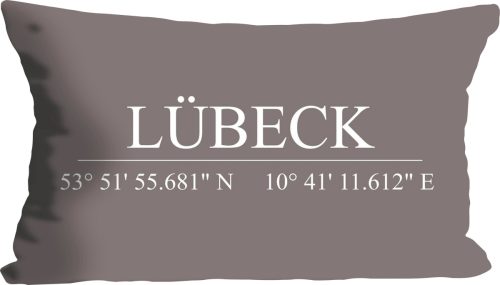 queence Sierkussen Lübeck met belettering (1 stuk)