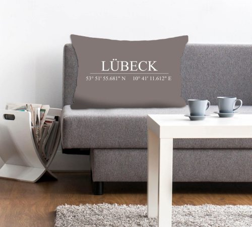 queence Sierkussen Lübeck met belettering (1 stuk)