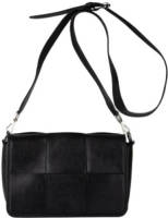 Legend geweven leren crossbody tas Posada zwart