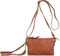 Legend leren crossbody tas Como cognac