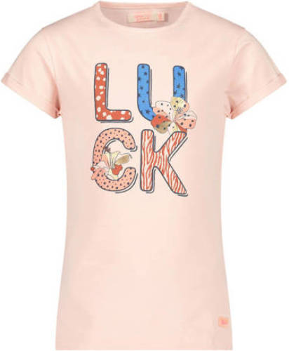 Orange Stars T-shirt met printopdruk roze