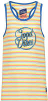Jake Fischer gestreept T-shirt geel/oranje