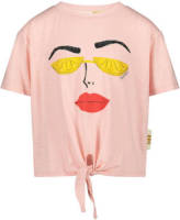 Me & My Monkey T-shirt met printopdruk lichtroze