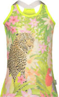 Orange Stars singlet met all over print limegroen