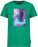 Me & My Monkey T-shirt met printopdruk groen