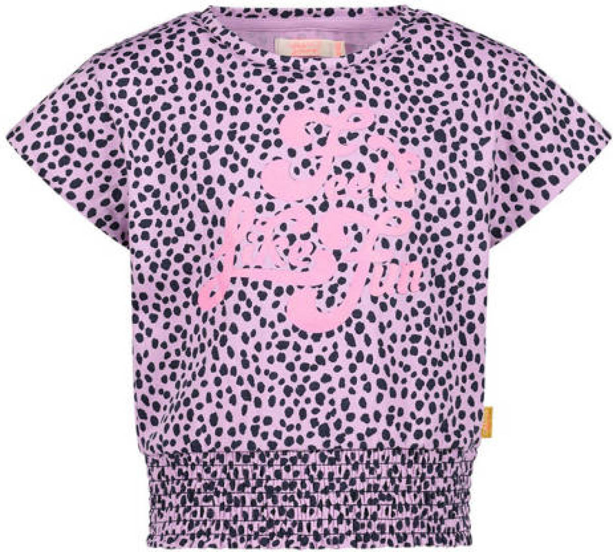 Orange Stars T-shirt met all over print paars